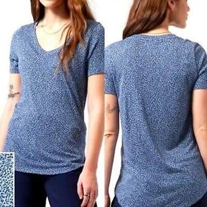 Athleta Small Blue Breezy Short Sleeve T-Shirt